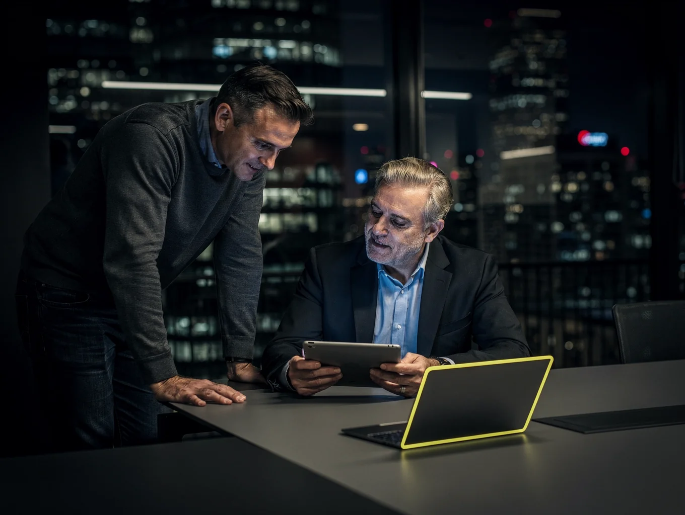 Founder receiving AI leadership coaching
